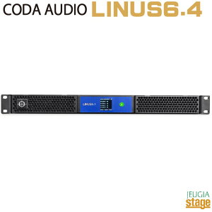 CODA AUDIO LINUS6.4 Power Amplifier�R�[�_ �I�[�f�B�I �Œ�ݔ��pDSP����4ch�p���[�A���v ���C�i�X�yStage-Rakuten Public Address�z�yStage-Rakuten Desk Top Music�z�G�t�F�N�^�[ Effector Effect