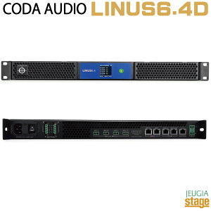 CODA AUDIO LINUS6.4D Power Amplifier�R�[�_ �I�[�f�B�I �Œ�ݔ��pDSP����4ch�p���[�A���v Dante�l�b�g���[�N���� ���C�i�X�yStage-Rakuten Public Address�z�yStage-Rakuten Desk Top Music�z�G�t�F�N�^�[ Effector Effect