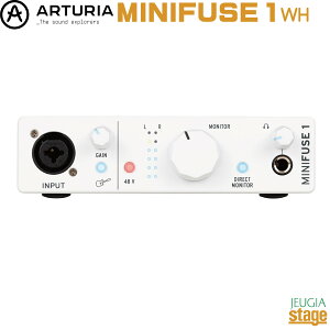 yʌAEgbgzArturia MINIFUSE 1 WHA[gA I[fBIC^[tFCX ~jq[Y  zCg yStage-Rakuten Desk Top Musicz