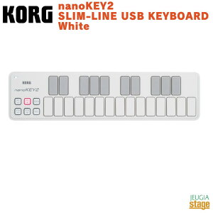 KORG nanoKEY2 SLIM-LINE USB KEYBOARD WhiteRO USB L[{[h  zCgyStage-Rakuten KeyboardzyStage-Rakuten Desk Top Musicz
