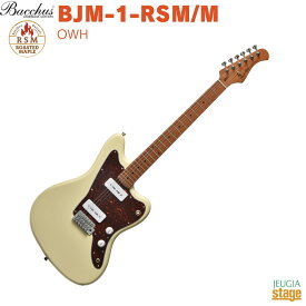 Bacchus BJM-1-RSM/M OWH (Olympic White)バッカス エレキギター ローステッドメイプル ジャズマスタータイプ オリンピックホワイト【Stage-Rakuten Guitar】白