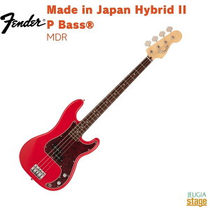 Fender Made in Japan Hybrid II P Bass, Rosewood Fingerboard, Modena RedtF_[ ChCWpnCubhII vVWx[X fibhyStage-Rakuten BasszGLx[X v 