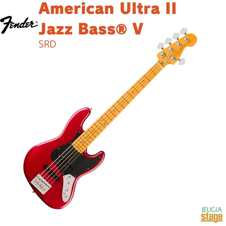 楽天市場】Fender American Ultra II Jazz Bass® V, Maple 