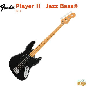 Fender Player II Jazz Bass, Maple Fingerboard, BlackyLimited StockztF_[ vC[II WYx[X ubN ~ebhy萶YzyStage-Rakuten BasszGLx[X WY 