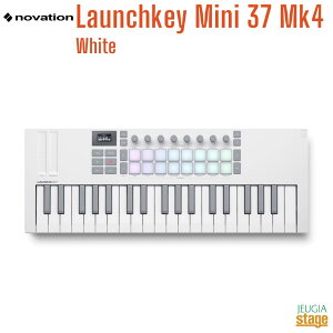 Novation Launchkey Mini 37 Whitey4zmx[V E`L[ MIDIL[{[h 37 zCgyStage-Rakuten Desk Top Musicz DTM DAW 