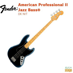 Fender American Professional II Jazz BassR, Maple Fingerboard, Dark NighttF_[ AJvtFbViII WYx[X _[NiCgyStage-Rakuten BasszGLx[X  ubN black