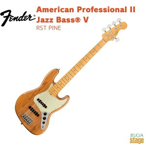 Fender American Professional II Jazz BassR V, Maple Fingerboard, Roasted PinetF_[ AJvtFbViII WYx[X [XebhpCyStage-Rakuten BasszGLx[X 5 x[W Natural i