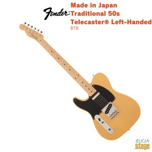 Fender Made in Japan Traditional 50s TelecasterR, Left-Handed, Maple Fingerboard, Butterscotch BlondetF_[ ChCWp eLX^[ tgnh o^[XRb`uhyStage-Rakuten GuitarzGL