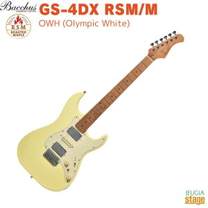 Bacchus GS-4DX RSM/M OWH(Olympic White)obJX GLM^[ [XebhCv XggLX^[ IsbNzCgyStage-Rakuten GuitarzRC^bv 