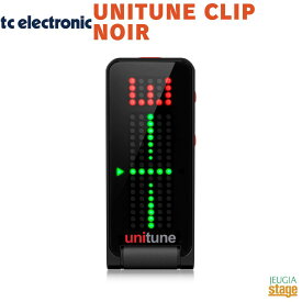 TC Electronic UNITUNE CLIP NOIRティーシーエレクトロニック ユニチューンクリップ ノワール クリップチューナー【Stage-Rakuten Guitar Accessory】黒 ブラック black