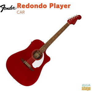 Fender Redondo Player, Walnut Fingerboard, White Pickguard, Candy Apple RedtF_[ hh vC[ GNgbNAR[XeBbNM^[ LfBAbvbhyStage-Rakuten GuitarzARM GA