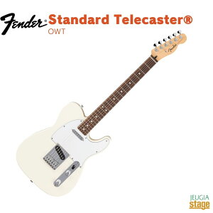 Fender Standard TelecasterR, Laurel Fingerboard, White Pickguard, Olympic WhitetF_[X^_[h eLX^[ IsbNzCgyStage-Rakuten BasszGLM^[  STD TELE LRL WPG OWT