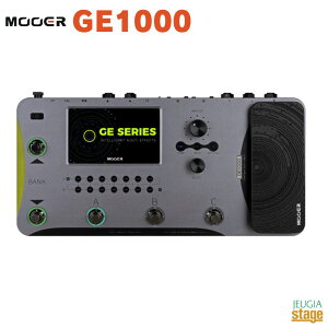 Mooer GE1000 ムーアー GEシリーズ ギター マルチエフェクター 【Stage-Rakuten Guitar Accessory】 effector effect pedal アンプモデリング内蔵モデル USBオーディオインターフェイス タッチスクリーン