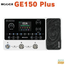 Mooer GE150 PlusGEシリーズムーアー マルチエフェクター 55アンプモデル 170エフェクト 【Stage-Rakuten Guitar Accessory】 effector effect pedal アンプモデリング内蔵モデル ムーア 白