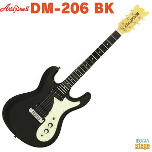 AriaPro2 DM-206 BKRETRO CLASSICSアリアプロ レトロクラシックス ブラック【Stage-Rakuten Guitar SET】エレキギター 軽量 Black 黒