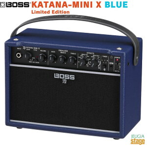 y10/18(y) 1̂ݓׁzBOSS KATANA-MINI X BLUE / KTN-MINXBL Guitar Amplifier yLimited Editionz{X  J^i ~j GbNX u[ ~ebhGfBV M^[AvyStage-Rakuten Guitar Accessoryzy