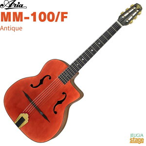 ARIA MM-100/F AntiqueMaccaferri-Style�A���A �}�J�t�F���M�^�[ �A���e�B�[�N �i�`�������yStage-Rakuten Guitar�z �A�R�[�X�e�B�b�N�M�^�[ �A�R�M F�z�[���^�C�v
