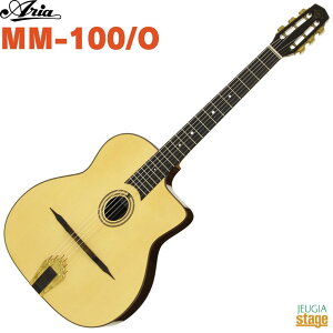 ARIA MM-100/OMaccaferri-Style�A���A �}�J�t�F���M�^�[ �i�`�������yStage-Rakuten Guitar�z �A�R�[�X�e�B�b�N�M�^�[ �A�R�M �I�[�o���z�[��