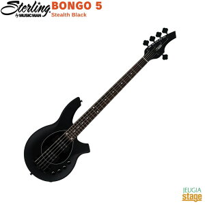 Sterling by MUSIC MAN BONGO 5 Stealth BlackSBMM BONGO5-SBK-R2�X�^�[���� �{���S 5���x�[�X �X�e���X�u���b�N�yStage-Rakuten Bass�z�G���L�x�[�X ���[�X�e�b�h���C�v�� ��