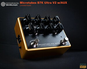 �y�V���i�zDarkglass Microtubes B7K Ultra V2 w/AUX Limited Gold�y���{����J���[�z�_�[�N�O���X�G���N�g���j�N�X �x�[�X�v���A���v ���~�e�b�h �S�[���h�yStage-Rakuten Guitar Accessory�z�G�t�F�N�^�[ �� effecto