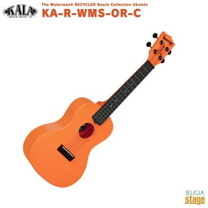 KALA KA-R-WMS-OR-CThe WatermanR RECYCLED Beach Collection Ukulele�J�� �R���T�[�g�E�N���� �T���Z�b�g�I�����W�yStage-Rakuten Ukulele�z��