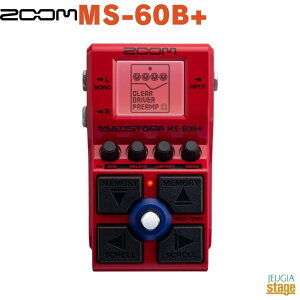 ZOOM MS-60B+ MultiStomp�Y�[�� �x�[�X��p�}���`�X�g���v �}���`�G�t�F�N�^�[ �X�g���v�{�b�N�X�yStage-Rakuten Guitar Accessory�z�G�t�F�N�^�[ effector effect pedal
