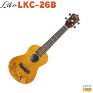 LIKO Ukulele LKC-26B Birdリコ・ウクレレ コンサートウクレレ バード【Stage-Rakuten Ukulele】スタンダ…