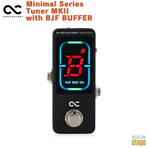 One Control Minimal Series Tuner MKII with BJF BUFFER�����R���g���[�� �`���[�i�[ �y�_���^�C�v �o�b�t�@�[���ځyStage-Rakuten Guitar Accessory�z�G�t�F�N�^�[ effector effect pedal