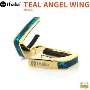 �y���\��ɂď��蒆�I�zThalia Capo 24KG-TEAL ANGEL WING �yExotic Shell�z24K Gold�^���A�J�| �J�|�^�X�g �M�^�[�A�N�Z�T���[ �� �S�[���h�y��؂ȕ��ւ̃v���[���g�ɂ��œK�I�z�yStage-Rakuten Guitar Accessory