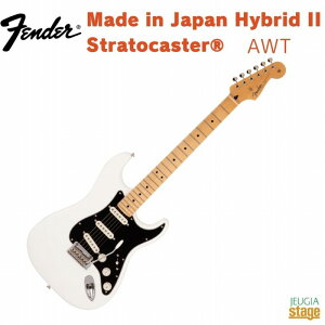 Fender Made in Japan Hybrid II Stratocaster Arctic White Maple FingerboardtF_[nCubh2 XggLX^[ A[NeBbNzCg CvtBK[{[hyStage-Rakuten GuitarzGLM^[ 