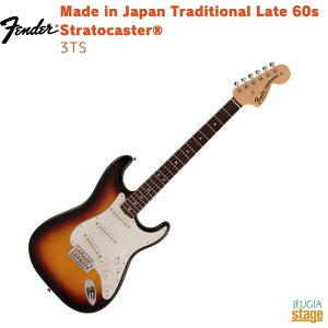 Fender Made in Japan Traditional Late 60s Stratocaster, Rosewood Fingerboard, 3-Color Sunburst yLimited StockztF_[ XggLX^[ 3J[To[Xg ~ebhy萶YzyStage-Rakuten GuitarzGL