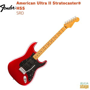 Fender American Ultra II StratocasterR HSS, Maple Fingerboard, Sinister RedyLimited StockztF_[ AJ Eg2 XggLX^[ VjX^[bh ~ebhy萶YzyStage-Rakuten GuitarzG