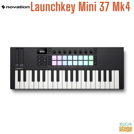 Novation Launchkey Mini 37 Mk4【第4世代】ノベーション ラウンチキー MIDIキーボード 37鍵 DTM DAW【Stage-Rakuten Desk Top Music】