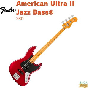 Fender American Ultra II Jazz Bass, Maple Fingerboard, Sinister RedtF_[ AJEgII WYx[X VjX^[bhyStage-Rakuten BasszGLx[X  ^bNbh