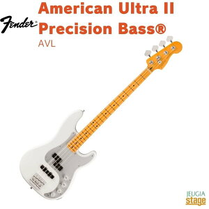 Fender American Ultra II Precision Bass, Maple Fingerboard, AvalanchetF_[ AJEgII vVWx[X Ao`yStage-Rakuten BasszGLx[X v  zCg