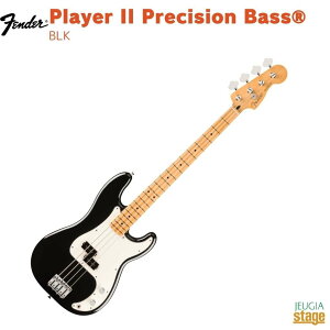 Fender Player II Precision Bass, Maple Fingerboard, BlacktF_[ vC[II vVWx[X ubNyStage-Rakuten BasszGLx[X 