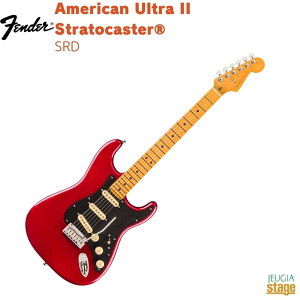 Fender American Ultra II Stratocaster, Maple Fingerboard, Sinister RedtF_[ AJ Eg2 XggLX^[ VjX^[bhyStage-Rakuten GuitarzGLM^[ ^bNbh 