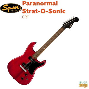 Squier Paranormal Strat-O-Sonic, Laurel Fingerboard, Black Pickguard, Crimson Red TransparentXNCA XNC[ pm[}V[Y XggO\jbN N]bhgXyAgyStage-Rakuten Gui