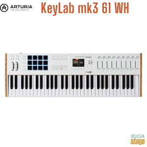 ARTURIA KEYLAB MK3 61 WHA[gA L[{ MIDIL[{[h zCg White  61yStage-Rakuten Desk Top MusiczMIDIRg[[ DTM DAW