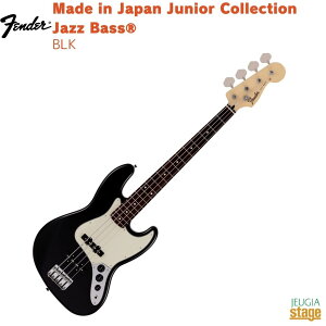 Fender Made in Japan Junior Collection Jazz Bass , Rosewood Fingerboard, BlacktF_[ ChCWp WjARNV WYx[X ubN {yStage-Rakuten BasszGLx[X  S