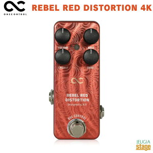 One Control REBEL RED DISTORTION 4K�����R���g���[�� �f�B�X�g�[�V�����yStage-Rakuten Guitar Accessory�z�G�t�F�N�^�[ Effector Pedal