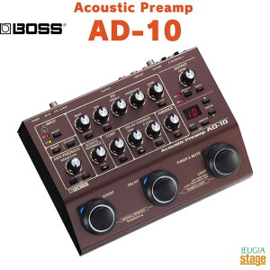 BOSS Acoustic Preamp AD-10�{�X �A�R�[�X�e�B�b�N�v���A���v �A�R�M�p�v���A���v�yStage-Rakuten Guitar Accessory�z