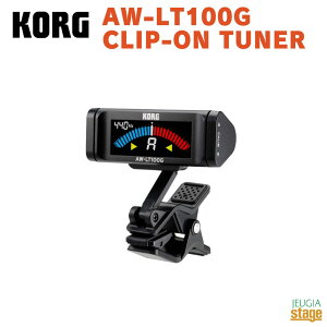 KORG AW-LT100G CLIP-ON TUNER�R���O �N���b�v�`���[�i�[ �� �u���b�N black�yStage-Rakuten Guitar Accessory�z
