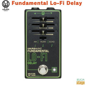 �y�V���i�zWALRUS AUDIO Fundamental Lo-Fi DelayFundamental Series�E�H�����X�I�[�f�B�I �G�t�F�N�^�[ ���[�t�@�C�f�B���C �t�@���_�����^���V���[�Y�yStage-Rakuten Guitar Accessory�zWAL-FUN/LFDLY effector effect pedal