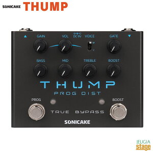 �y�V���i�zSONICAKE THUMP QDS-09�\�j�P�[�L �T���v �f�B�X�g�[�V�����yStage-Rakuten Guitar Accessory�z�G�t�F�N�^�[ �G�t�F�N�g�y�_�� Effector Effect pedal �c�� Distortion