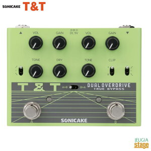 �y�V���i�zSONICAKE T&T QDS-07�\�j�P�[�L �e�B�[�A���h�e�B�[ �f���A���I�[�o�[�h���C�u�yStage-Rakuten Guitar Accessory�z�G�t�F�N�^�[ �G�t�F�N�g�y�_�� Effector Effect pedal �c�� �u�[�X�^�[ Booster