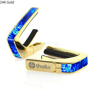 Thalia Capo Electric Blue Angel Wing�yExotic Shell�zChrome / Black Chrome / 24K Gold�^���A�J�| �J�|�^�X�g �M�^�[�A�N�Z�T���[�y��؂ȕ��ւ̃v���[���g�ɂ��œK�I�z�yStage-Rakuten Guitar Accessory�z2025�y��X���