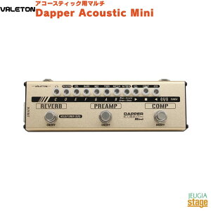 VALETON Dapper Acoustic Mini MES-4���F�C���g�� �A�R�[�X�e�B�b�N�p�}���`�G�t�F�N�^�[�yStage-Rakuten Guitar Accessory�z�A�R�M�^�G���L�o�C�I�����p �R���v���b�T�[ �v���A���v ���o�[�u effector effect pedal
