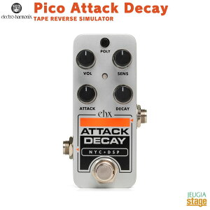 Electro-Harmonix Pico Attack Decay TAPE REVERSE SIMULATOR�G���N�g���E�n�[���j�b�N�X �G���N�g���n�[���j�N�X �s�R�E�A�^�b�N�f�B�P�C �����[���E�G���x���[�v�G�t�F�N�g�yStage-Rakuten Guitar Accessory�z�G�t
