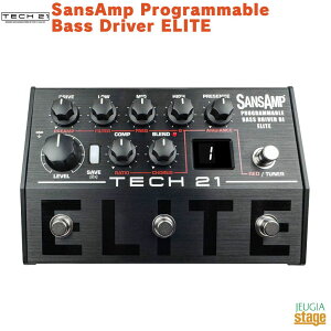 �y�V���i�zTECH21 SansAmp Programmable Bass Driver ELITEPBDR-EL�e�b�N21 �G�t�F�N�^�[ �T���Y�A���v �x�[�X�pDI �v���A���v�yStage-Rakuten Guitar Accessory�z�G�t�F�N�^�[ MIDI�Ή� effector effect pedal